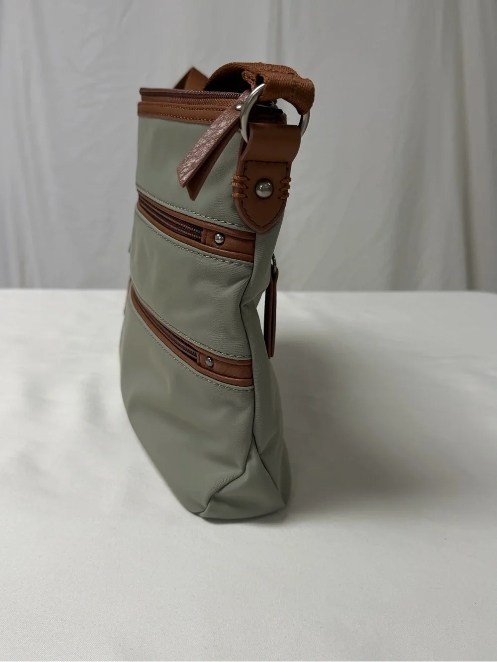 NWOT The Sak Esperado Cross Body Nylon Olive Color  Adjustable Strap